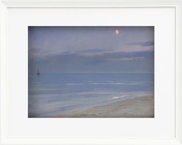 Strand von Skagen im Mondlicht – 1899