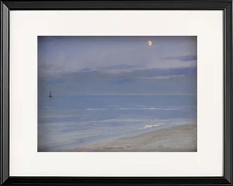Strand von Skagen im Mondlicht – 1899