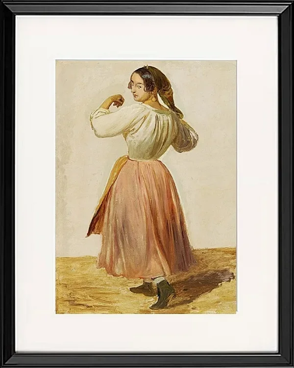 Studie einer tanzenden Italienerin - 1850