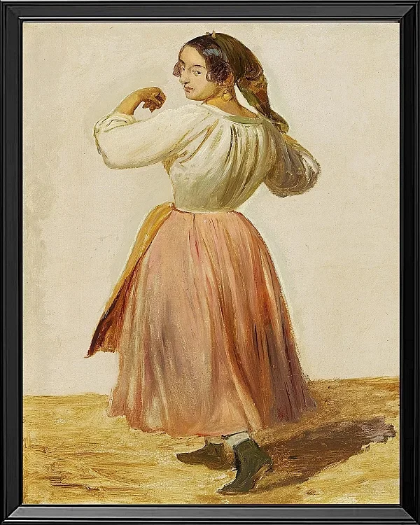 Studie einer tanzenden Italienerin - 1850