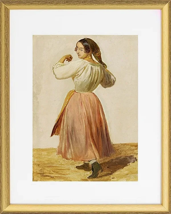 Studie einer tanzenden Italienerin - 1850
