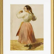 Studie einer tanzenden Italienerin - 1850