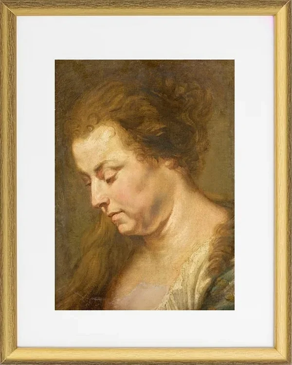 Studie für den Kopf einer Frau – 1618