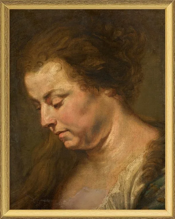 Studie für den Kopf einer Frau – 1618