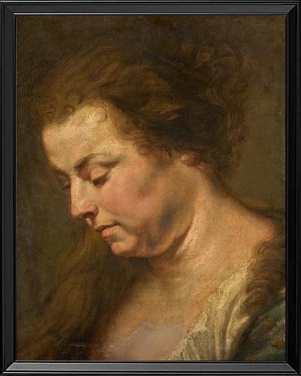 Studie für den Kopf einer Frau – 1618