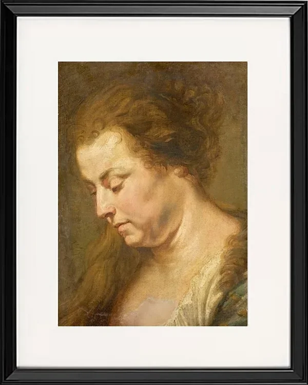 Studie für den Kopf einer Frau – 1618