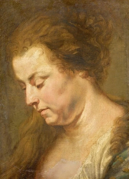 Studie für den Kopf einer Frau – 1618