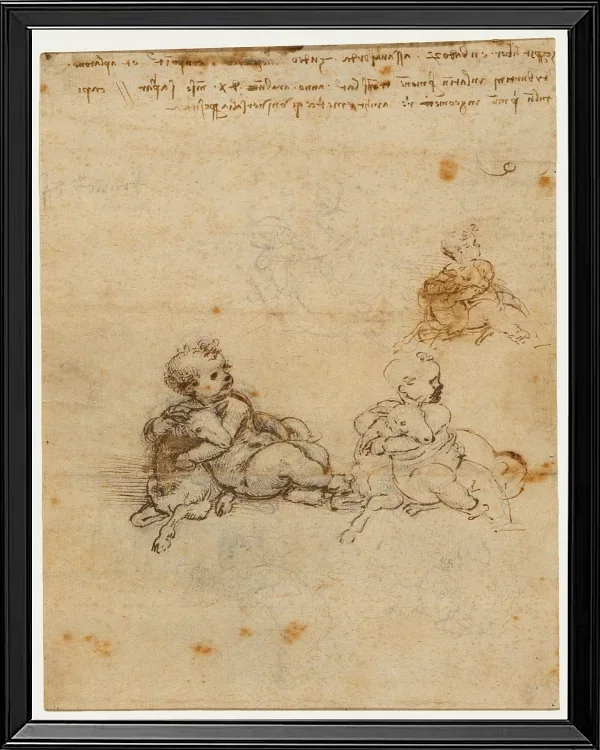 Studien zum Christkind mit Lamm – 1505