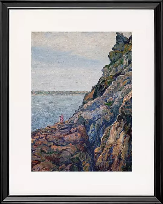 Studium der Gesteine bei Perros Guirec – 1907