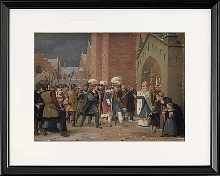 Svend Estridsen und Bischof Vilhelm – 1832