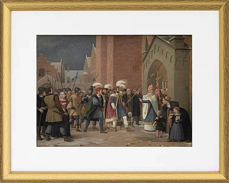 Svend Estridsen und Bischof Vilhelm – 1832