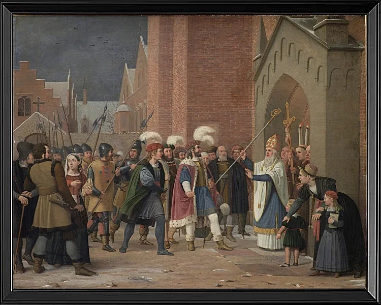 Svend Estridsen und Bischof Vilhelm – 1832