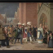 Svend Estridsen und Bischof Vilhelm – 1832