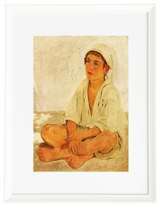 Sitzender neapolitanischer Junge - 1838