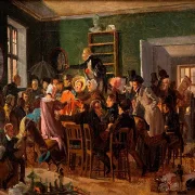 Szene aus einer Auktion - 1835
