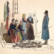 Szene vom Platz in Thisted – 1830