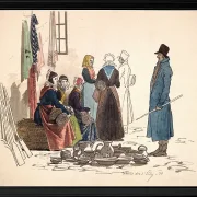 Szene vom Platz in Thisted – 1830