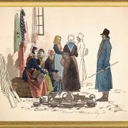 Szene vom Platz in Thisted – 1830