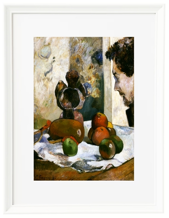 Still life with profile of Laval -1886