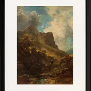 Talschlucht mit Sennerin - 1875