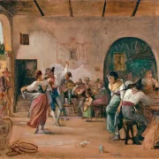 Dans i en osteria - 1860