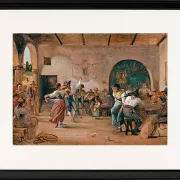 Dans i en osteria - 1860