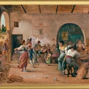 Dans i en osteria - 1860