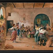 Dans i en osteria - 1860