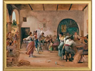 Tanz in einer Osteria – 1860