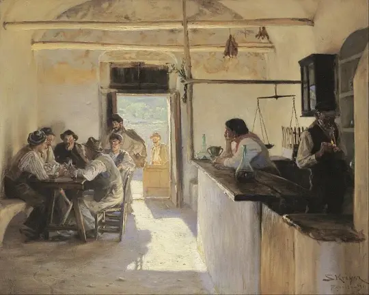 Taverne in Ravello – 1890