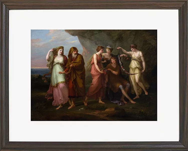 Telemachos und die Nymphen von Calypso - 1782