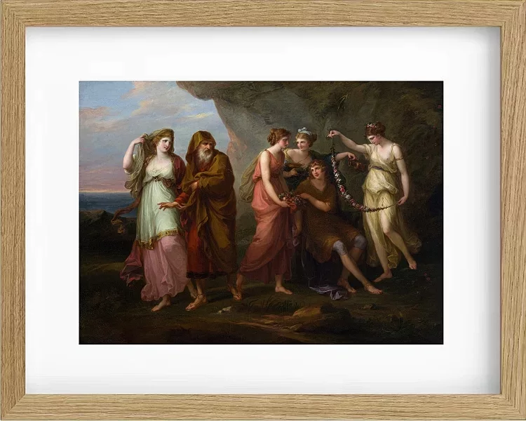 Telemachos und die Nymphen von Calypso - 1782