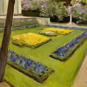 Terrasse i haven nær Wannsee - 1916