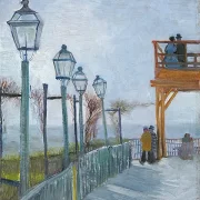 Terrasse und Aussichtsplattform der Moulin de Blute - 1887