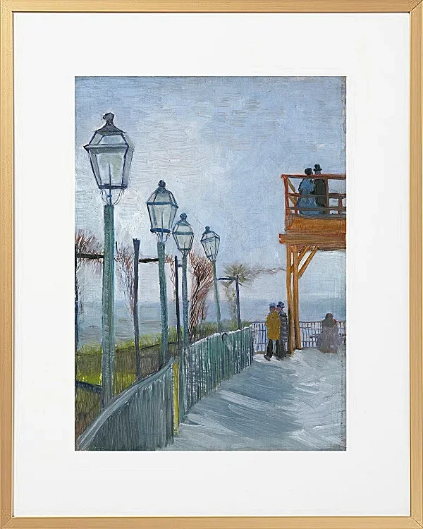 Terrasse und Aussichtsplattform der Moulin de Blute - 1887