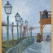 Terrasse und Aussichtsplattform der Moulin de Blute - 1887