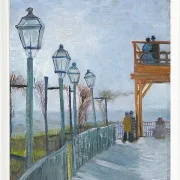 Terrasse und Aussichtsplattform der Moulin de Blute - 1887