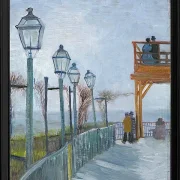 Terrasse und Aussichtsplattform der Moulin de Blute - 1887