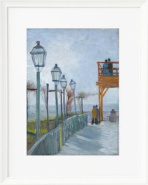 Terrasse und Aussichtsplattform der Moulin de Blute - 1887