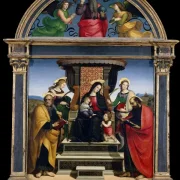 Thronende Madonna mit Kind und Heiligen - 1504