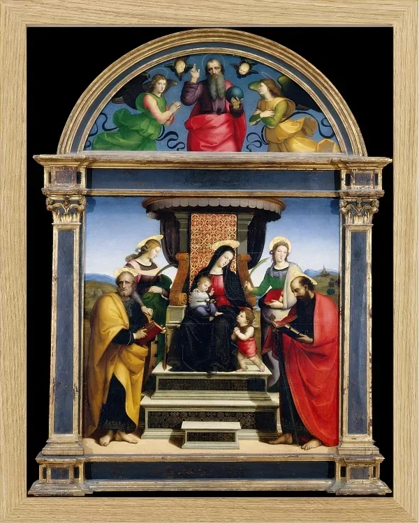 Thronende Madonna mit Kind und Heiligen - 1504