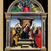 Thronende Madonna mit Kind und Heiligen - 1504