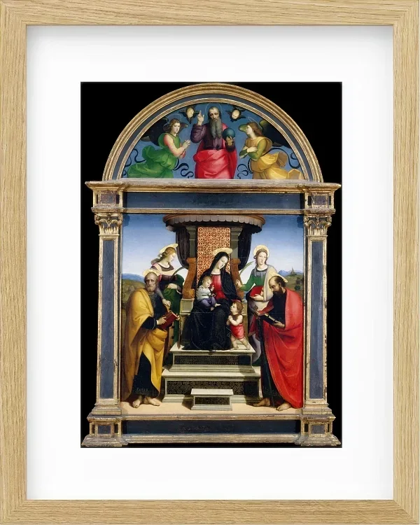 Thronende Madonna mit Kind und Heiligen - 1504