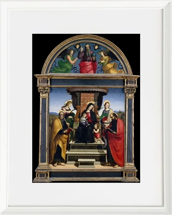 Thronende Madonna mit Kind und Heiligen - 1504