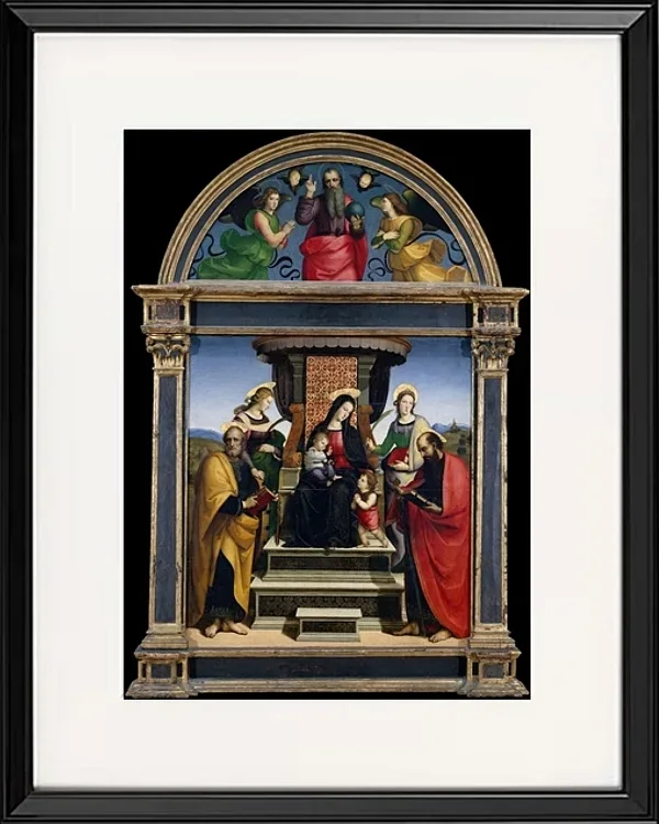 Thronende Madonna mit Kind und Heiligen - 1504