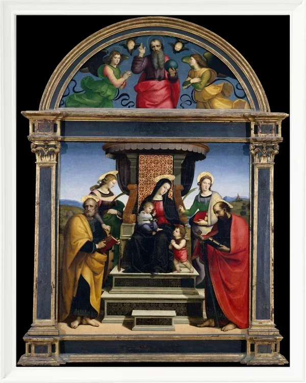 Thronende Madonna mit Kind und Heiligen - 1504