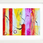 Dansende farveeksplosion