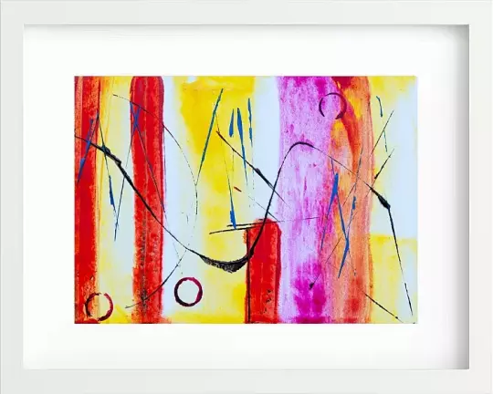 Tänzerische Farbexplosion