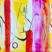 Dansende farveeksplosion