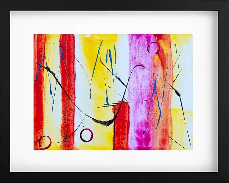 Dansende farveeksplosion